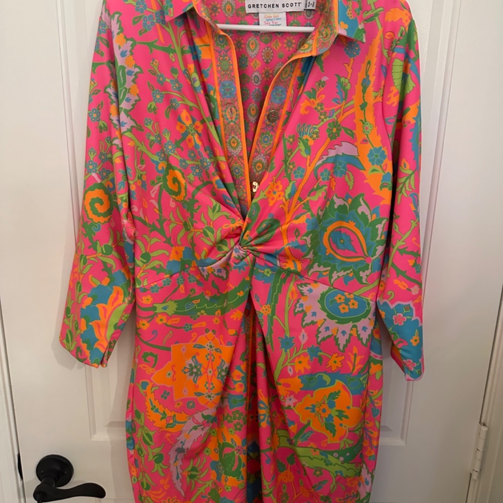 Gretchen Scott Twist & Shout Dress. Size "Goddess"
